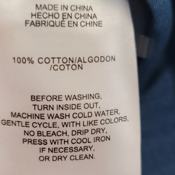 Jones New York Denim Tie Dress- Size 10 - Picture 6 of 13